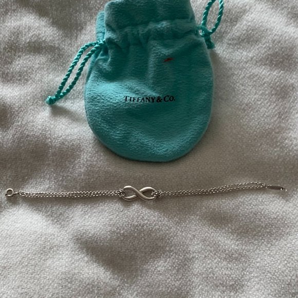 Tiffany & Co. Jewelry - Tiffany & Co Double Strand Infinity Bracelet - Sterling Silver